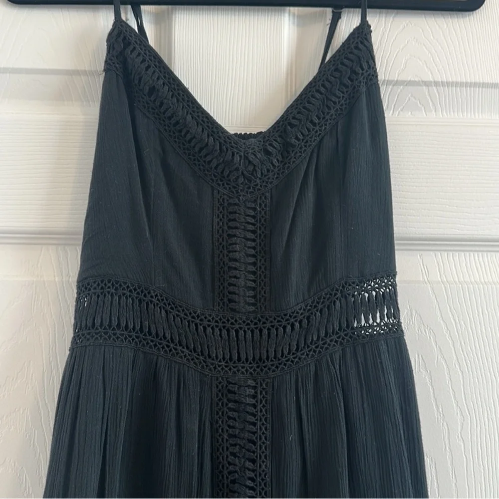 Abercrombie & Fitch Crochet Style Maxi Dress Size Small